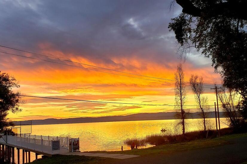 ノースカロライナ州にあるリゾート。写真:ジェニファー・H 夕日の写真