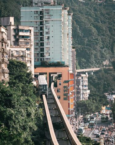 写真ディ・ウェン重慶。中国