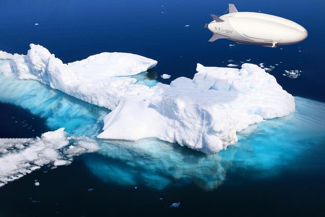 ラグジュアリー・トラベル・ノースポール・ブリンプ・オーシャンスカイ