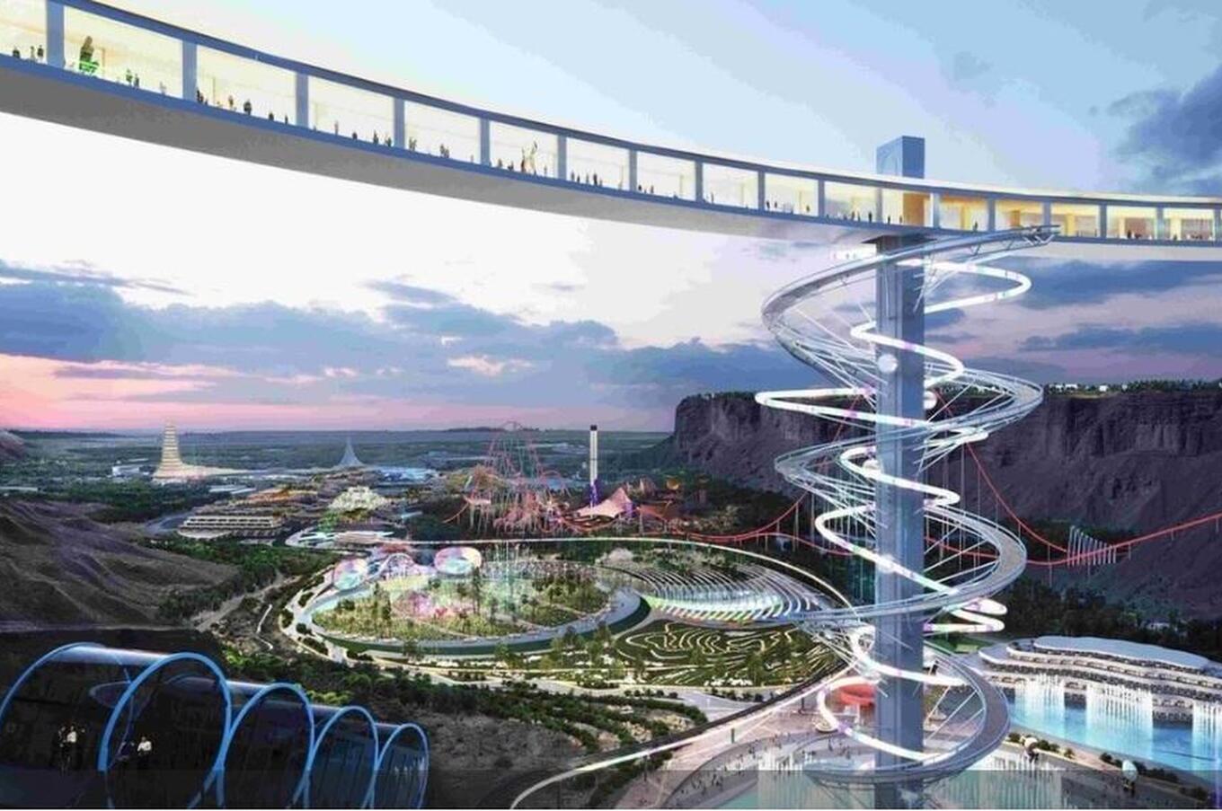 NEOMのイメージ図。 ネオム・サステイナブル・シティ・サウジアラビア ネオム・サウジアラビア