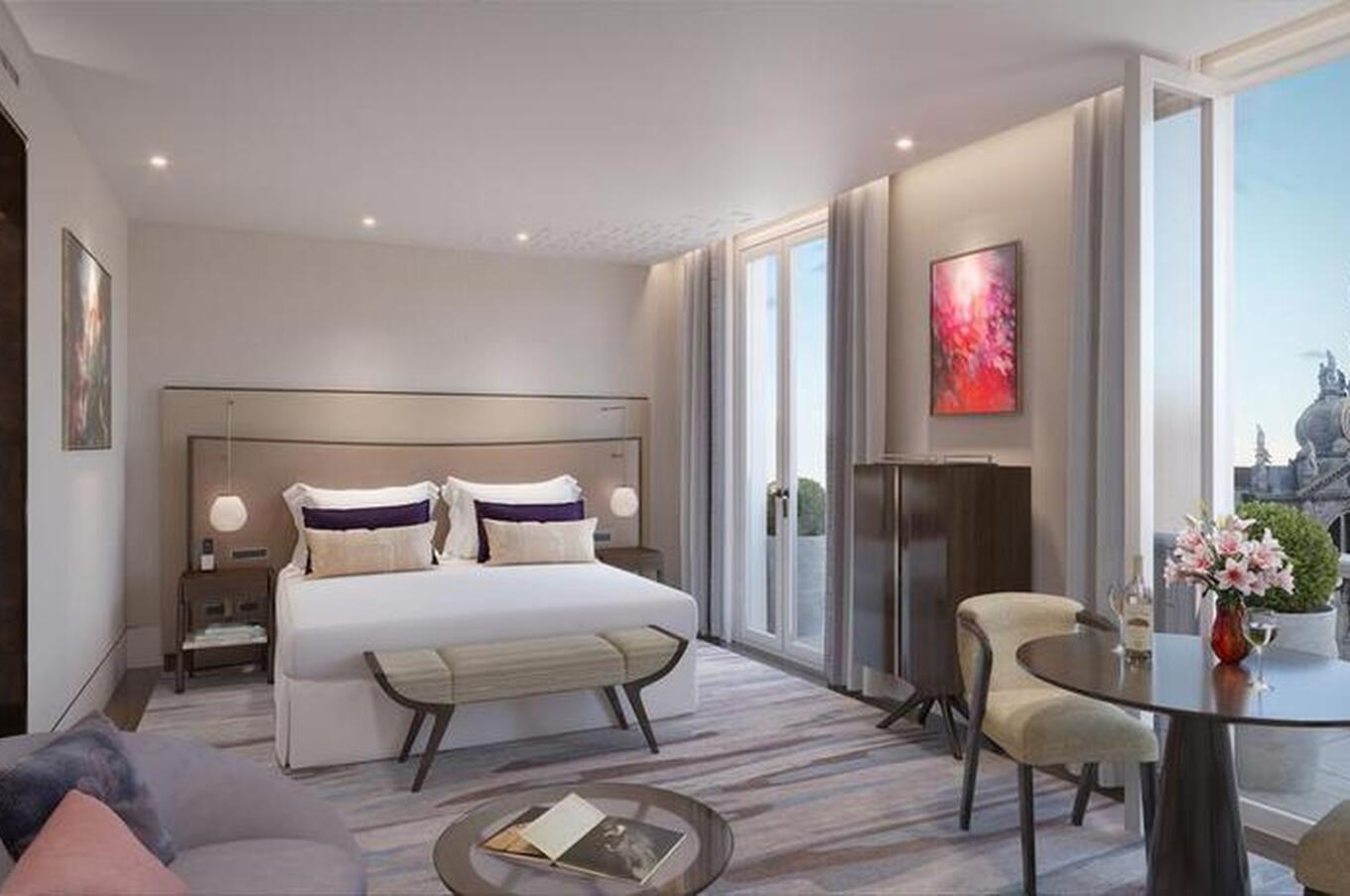 セントレジスホテルは、モダンなインテリアとその歴史的由来を融合させた前衛的なスタイルとデザインを持っています。 ホテル レジス ベネシア