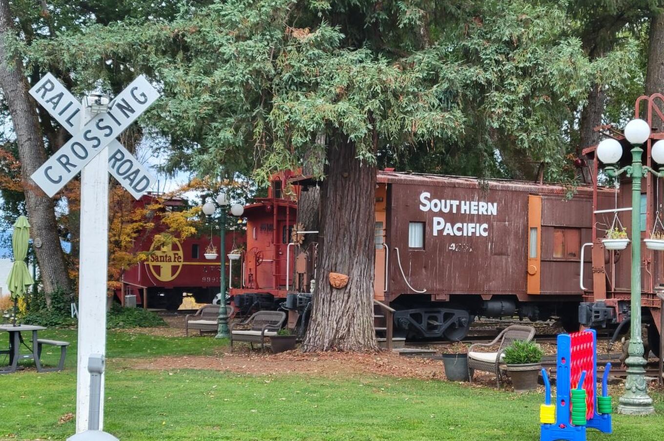 客室として再利用された列車の車両。写真:アンバー・L イメージワゴン