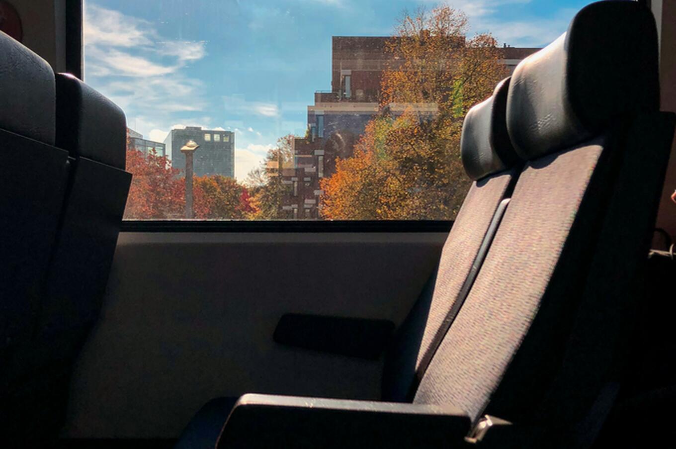 グリーン・モビリティを促進するサステナブル列車。写真:ルチア・レグレス 写真:ルチア・レグレス