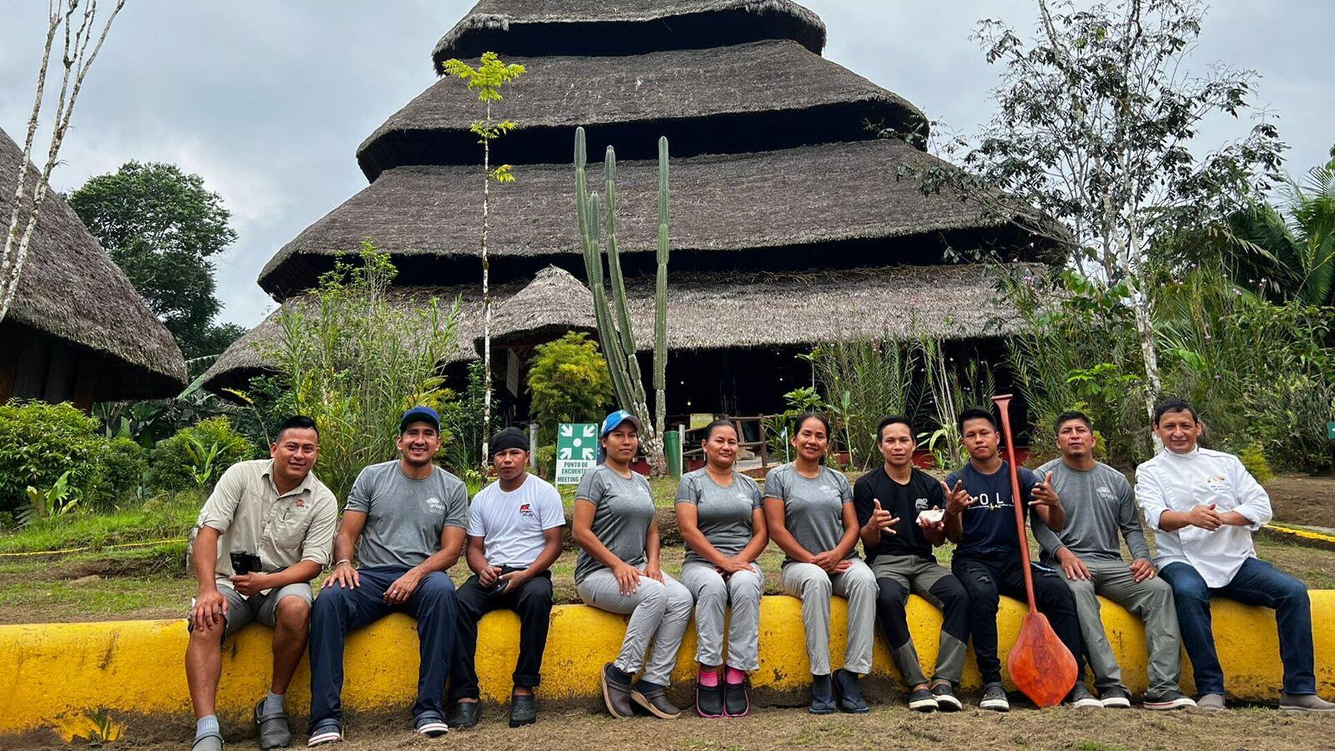 先住民キチュワ族アニャング族のコミュニティ