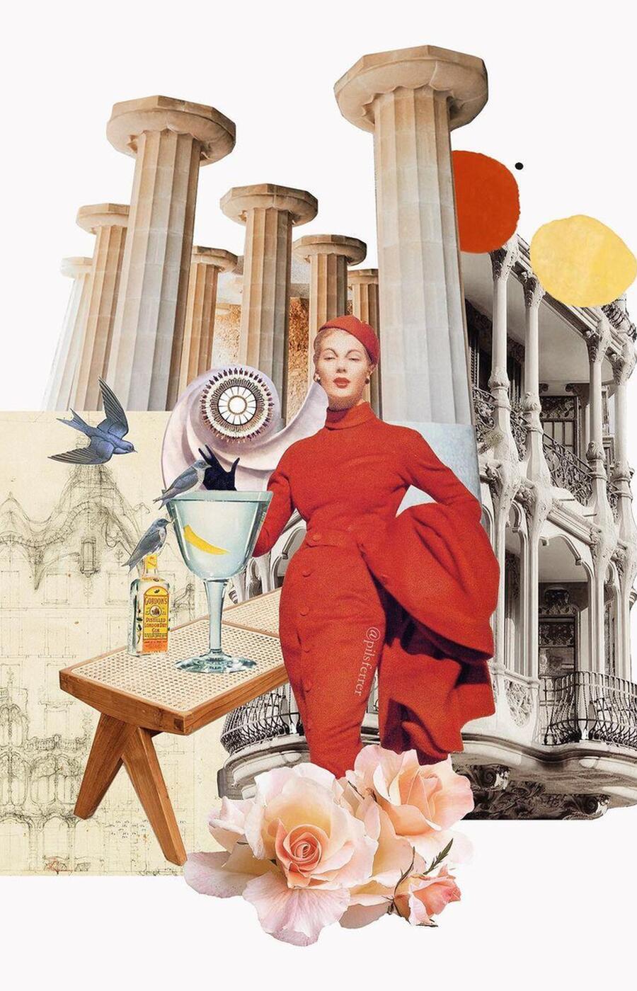 ピルファーラー・イラストレーター・コラージュ